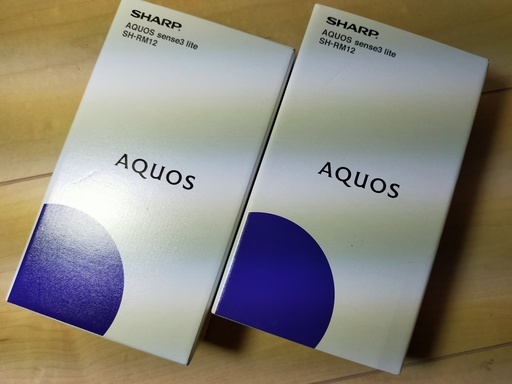 AQUOS sense3 lite シルバーホワイト SH-RM12 2台