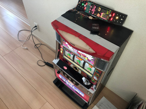 【大特価】マイジャグラーⅡ 実機　コイン不要機　データカウンター付き