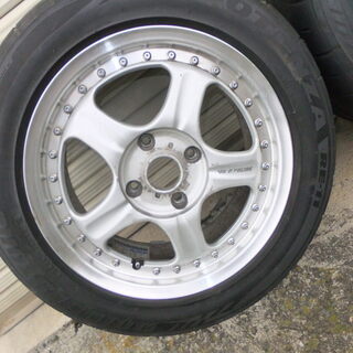 ☆ RAYS VOLKRACING 7J-16 PCD114.3 +45 2本セット ﾀｲﾔPOTENZA RE-11 