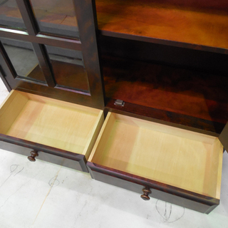 ♢書棚 北海道民芸家具 幅108×高さ175cm 民芸 本棚 シェルフ 北海道家具 刻印付き 札幌市東区 新道東店　