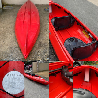 中古カヤック　パーセプションACADIA II 14.0  付属品：パドル230㌢