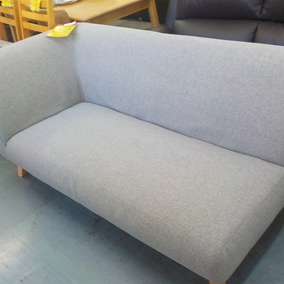 グレー 2人掛けソファベッド G:933633 ソファー2掛け グレー布