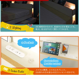 参考画像　ダブルベッド