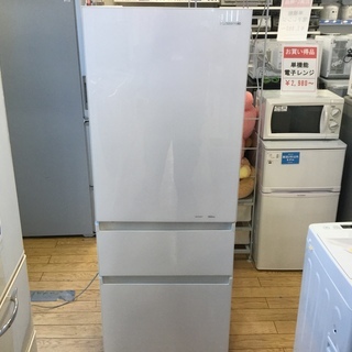 安心1年保証付】3ドア冷蔵庫 Panasonic NR-C32HGML-W ガラストップ 