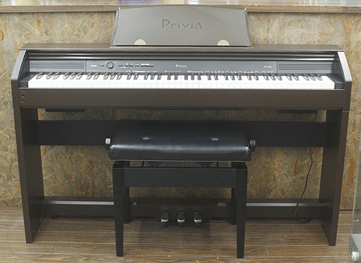 札幌 引き取り カシオ 電子ピアノ PX-760 Privia ウッド調 録音機能 高低自在イス付き 2016年製