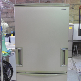 大型冷蔵庫 345L 2010年製 両開き 3ドア シャープ SJ-WA35R-S シルバー SHARP 札幌市東区 新道東店