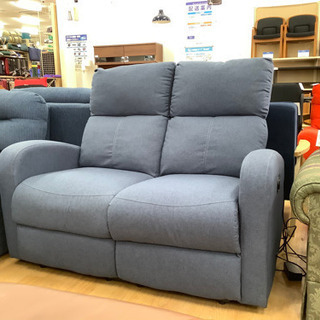 取りに来れる方限定]2人掛け電動リクライニングソファー 売ります！