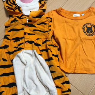 【取引完了】ティガー服セット 夏服 70cm