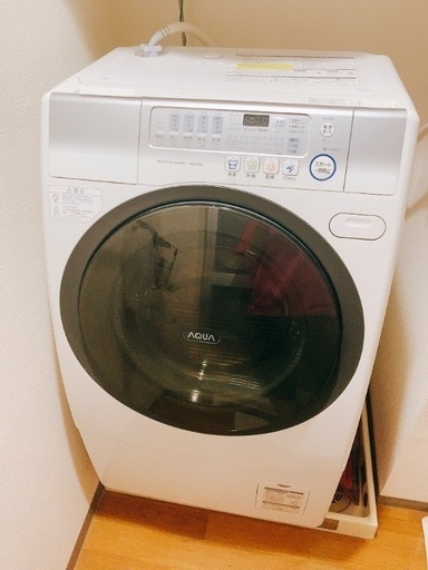 【取引中】AQUA ドラム式洗濯乾燥機　AQW-D500-L 2012製