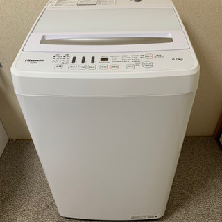 ★再値下げ★2018年製ハイセンスHW-G60A 全自動洗濯機 ...