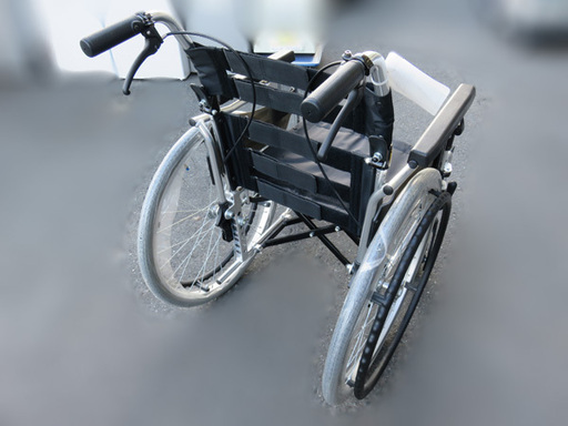 【自社配送は札幌市内限定】介護 車椅子 Miki 自走型車イス 介助ブレーキ付き MYU4-22 未使用保管品 欠品あり