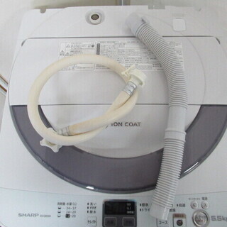 JAC557/洗濯機/5.5キロ/ステンレス槽/シルバー/シャープ/SHARP/ES