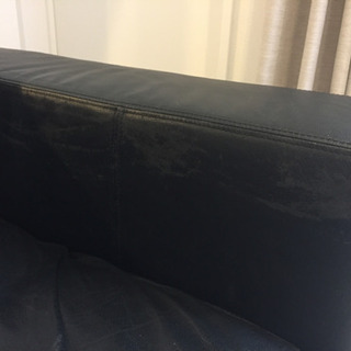 11/3までの出品 無印良品 革張りソファ・ワイドアーム・2.5シーター ソファ本体・2．5シーター・革張り・フェザー・ポケットコイル