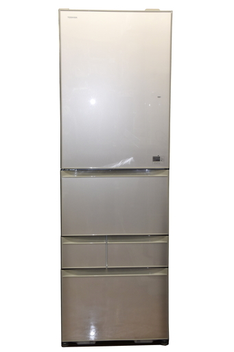 【安心1年保証】TOSHIBA (トウシバ) 5ドア冷蔵庫 GR-M41GXVL 2018年製 417L VEGETA