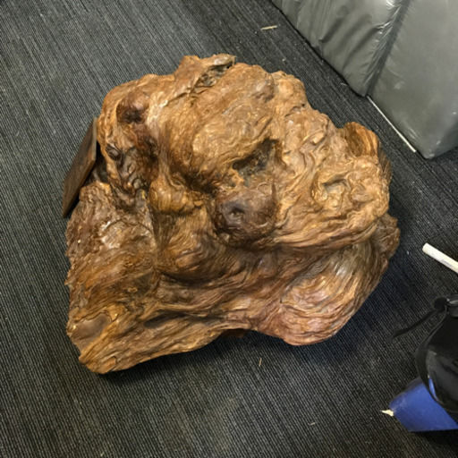 屋久杉　彫刻　置物