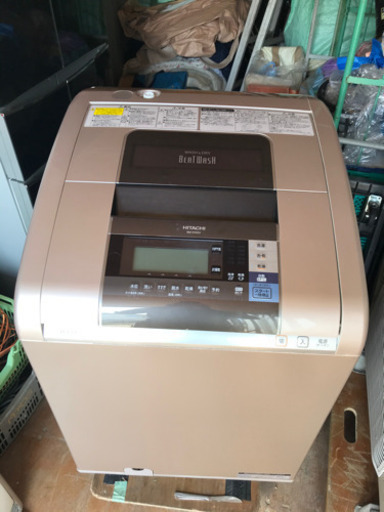 【名古屋市近郊配送可能】日立　ビートウォッシュ　洗濯乾燥機　BW-D10SV 10kg 2014年