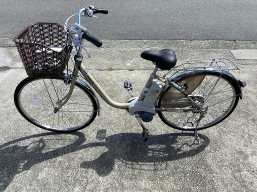 整備済新基準良品Panasonic5.0AH/3.1AH電動アシスト自転車w10