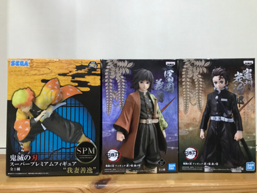 鬼滅の刃　フィギュア　炭治郎　義勇　善逸
