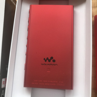 WALKMAN NW-A105 RED 16GB ケース・SDカード付き！
