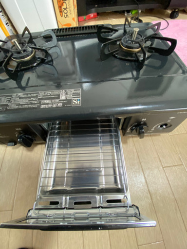 パロマ 2口ガスコンロ - キッチン家電 