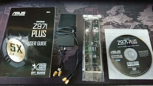 自作PCパーツセット ◇Z97i PLUS ◇Core-i5-4590 ◇メモリ4G×2 ◇簡易