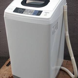 ㊴【6ヶ月保証付】17年製 日立 5kg 全自動洗濯機 NW-50A