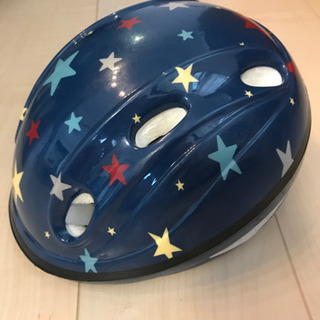 OGK子供幼児用ヘルメット　47〜52cm 青　星柄