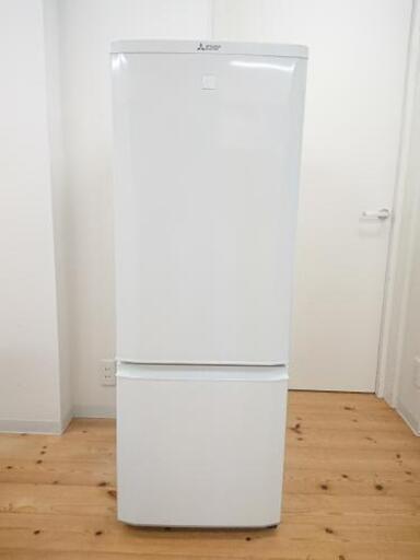 冷蔵庫 三菱 MR-P17EA 168L　2ドア 2017年製 通電確認済み