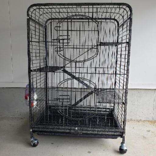 小動物用 ４階建て鉄製ケージ \u0026おでかけバッグ\u0026食事セット