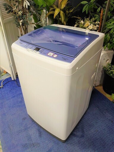 R1763)AQUA 7㎏ 全自動洗濯機 AQW-KSG7E 2017年製! 洗濯機 店頭取引大歓迎♪