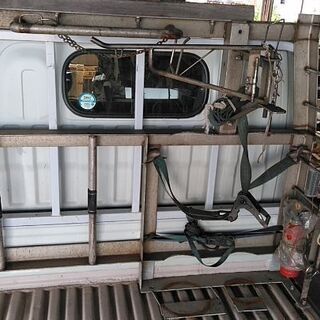 トラック荷台　ステンレス枠