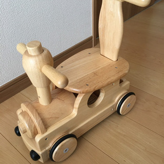 【商談成立】木製　汽車　木's 乗用ポッポ　おもちゃ　玩具