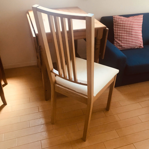 Ikea 布張り椅子カバー交換可能 かえで 草加の椅子 チェア の中古あげます 譲ります ジモティーで不用品の処分
