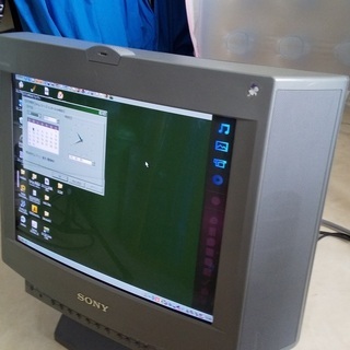 SONY　17インチ　PCモニタ　ビデオ再生機能付き