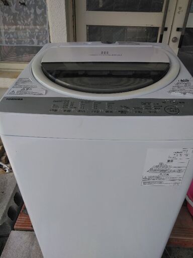 東芝洗濯機6 k　 2018年製AW-6G6別館倉庫場所浦添市安波茶においてあります