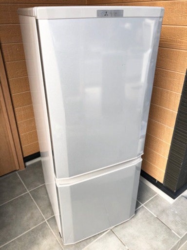 【美品】2015年製 MITSUBISHI 三菱電機 2ドア冷蔵庫 146㍑ 除菌・洗浄済