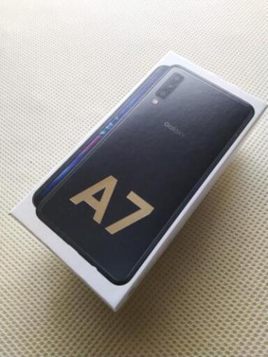 (新品未使用未開封) Galaxy A7 SIMフリー ブラック(Black) 4GB/64GB 楽天モバイル版