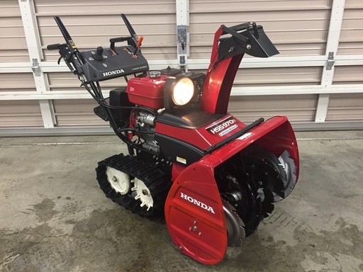 札幌市清田区発【動作良好!】ホンダ 除雪機 HSS970n クロスオーガ 9馬力