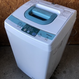 A0802　日立　５kg洗濯機　２０１４年　M