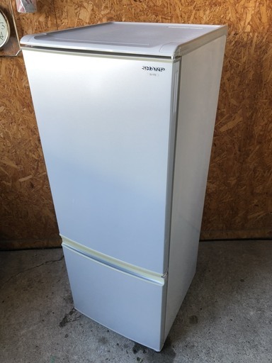A0804　シャープ　2ドア冷蔵庫　１６７L 訳あり特価