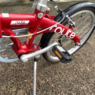 ダホン ルート 折りたたみ自転車 7段変速 購入2016年 譲渡書あり ダホン ルート 折りたたみ自転車 7段変速 購入2016年 譲渡書あり