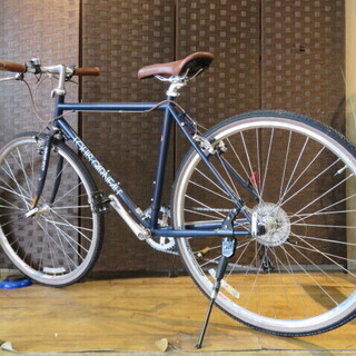 □LOUIS GARNEAU LGS-BTN ルイガノ 2014年 9速 ネイビー クロモリ