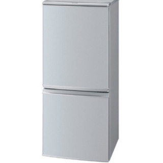 シャープ SHARP SJ-D14A-S [冷蔵庫 （137L・つけかえどっちもドア） 2ドア シルバー系]