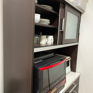 さらに値下げ！ 食器棚 シックなブラウン