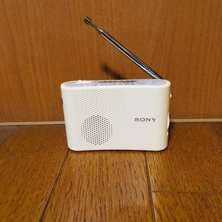 sony icf-50v ハンディーポータブルラジオ　ホワイト