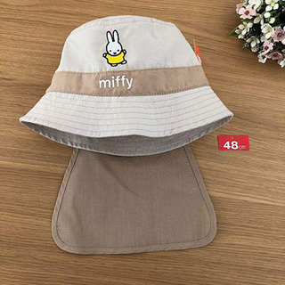 タグ付き新品 ミッフィー ベビー帽子 48cm