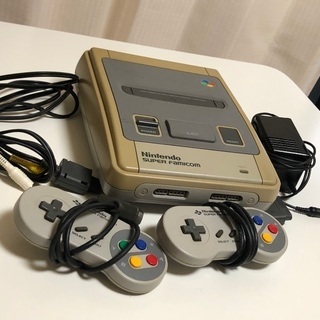 スーパーファミコン　本体＋カセット＋コントローラー(1)＋アダプ...