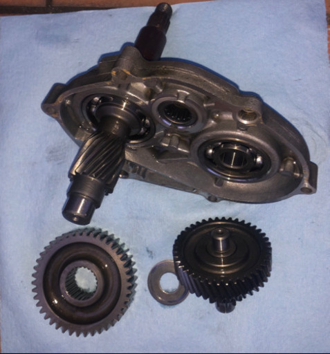 マジェスティ125 ハイギヤ　マックススター125も互換性有。圧入済み。ギヤケースも付属します。ボルトオンで装着可能。