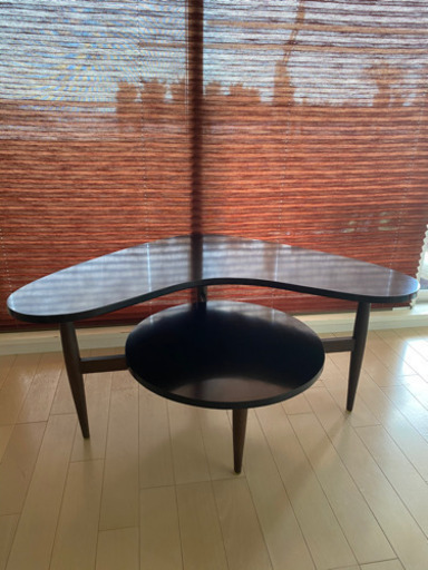 US ビンテージ コーナーテーブル サイドテーブル 飾り台