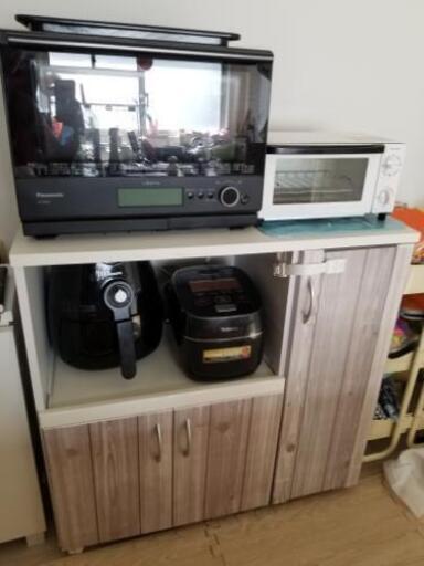 食器棚 電子レンジ 炊飯器 食器棚 キッチンカウンター キッチンパントリー Kaho 西長堀の収納家具 食器棚 キッチン収納 の中古あげます 譲ります ジモティーで不用品の処分